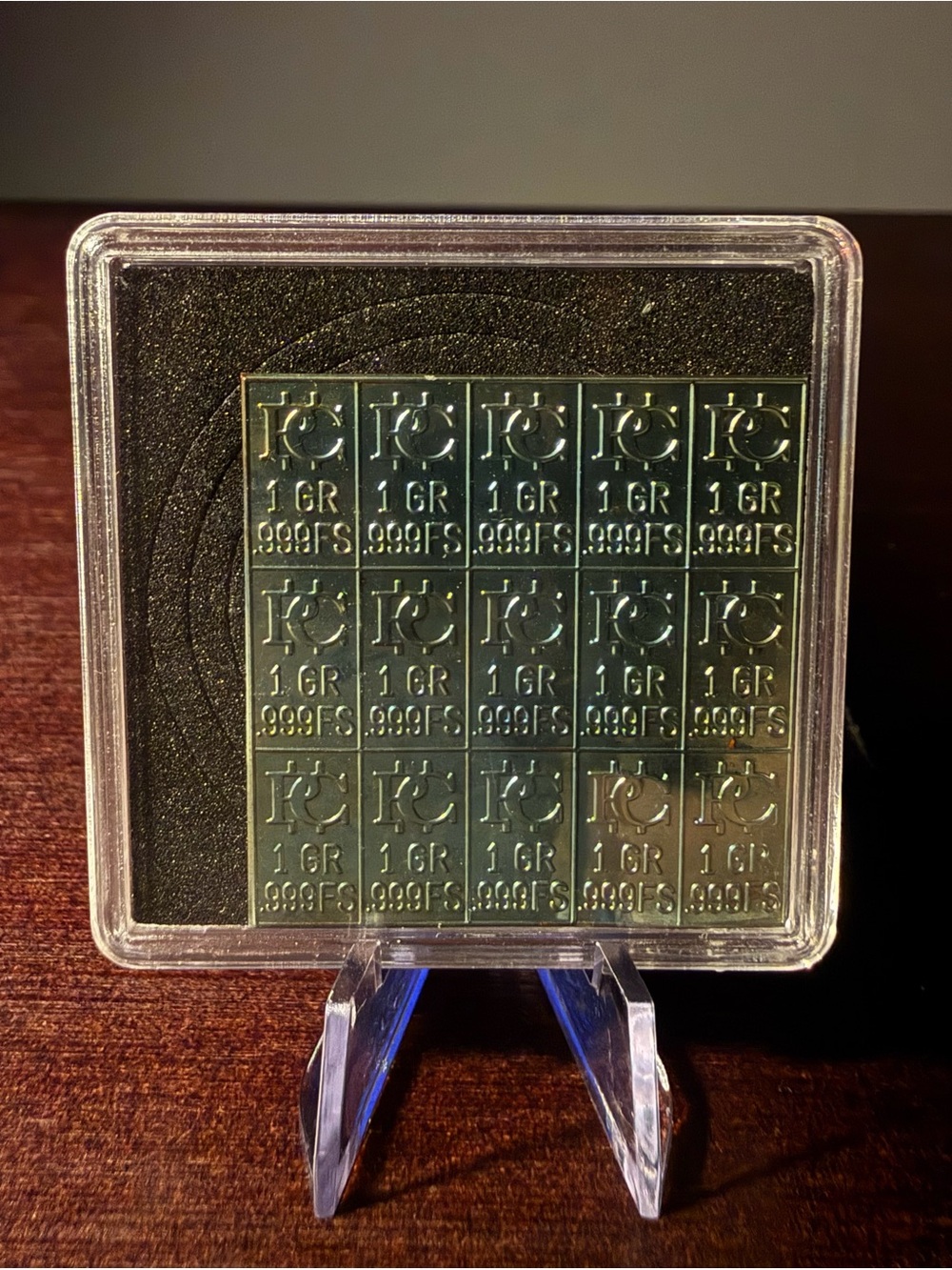 Set of 2 - 15x1 Gram Divisible Silver Bar by Patriots Coin Pure .999 Silver